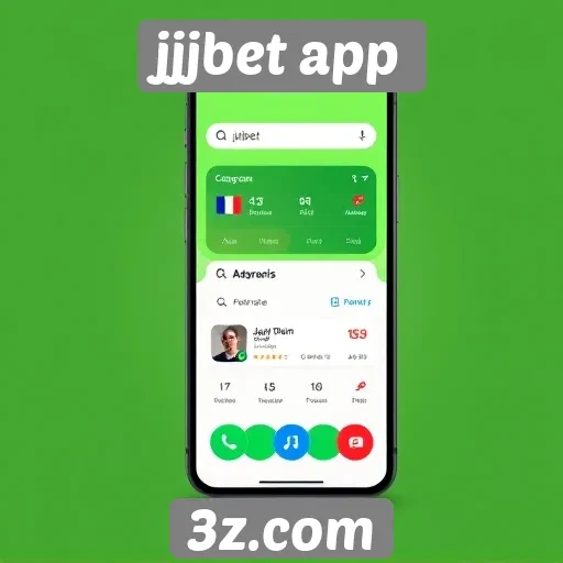 Interface intuitiva do jjjbet app para usuários